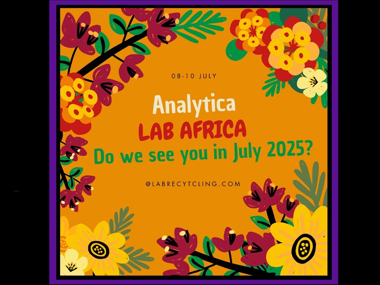 Labrecycling neemt deel aan Analytica Lab Africa 2025