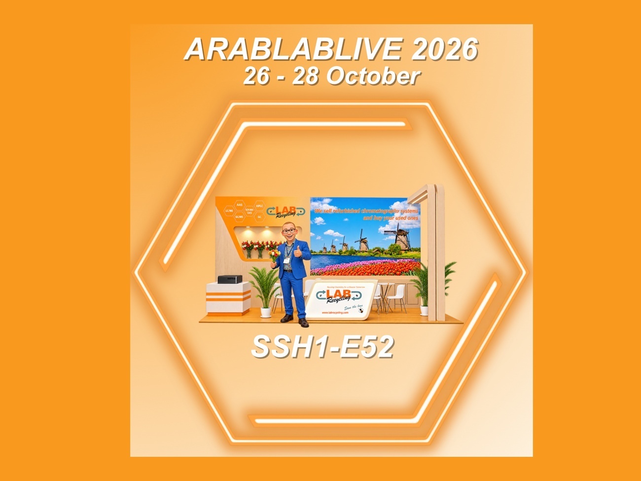 Kom kennismaken met Labrecycling op Arablablive 2026 in stand SSH1-E52