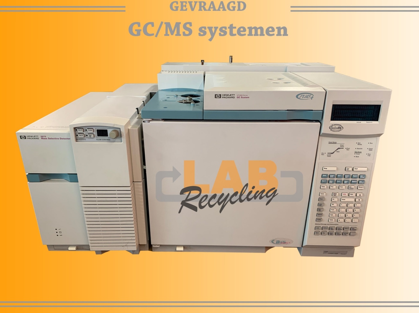 Verkoop uw GC/MS aan Labrecycling 