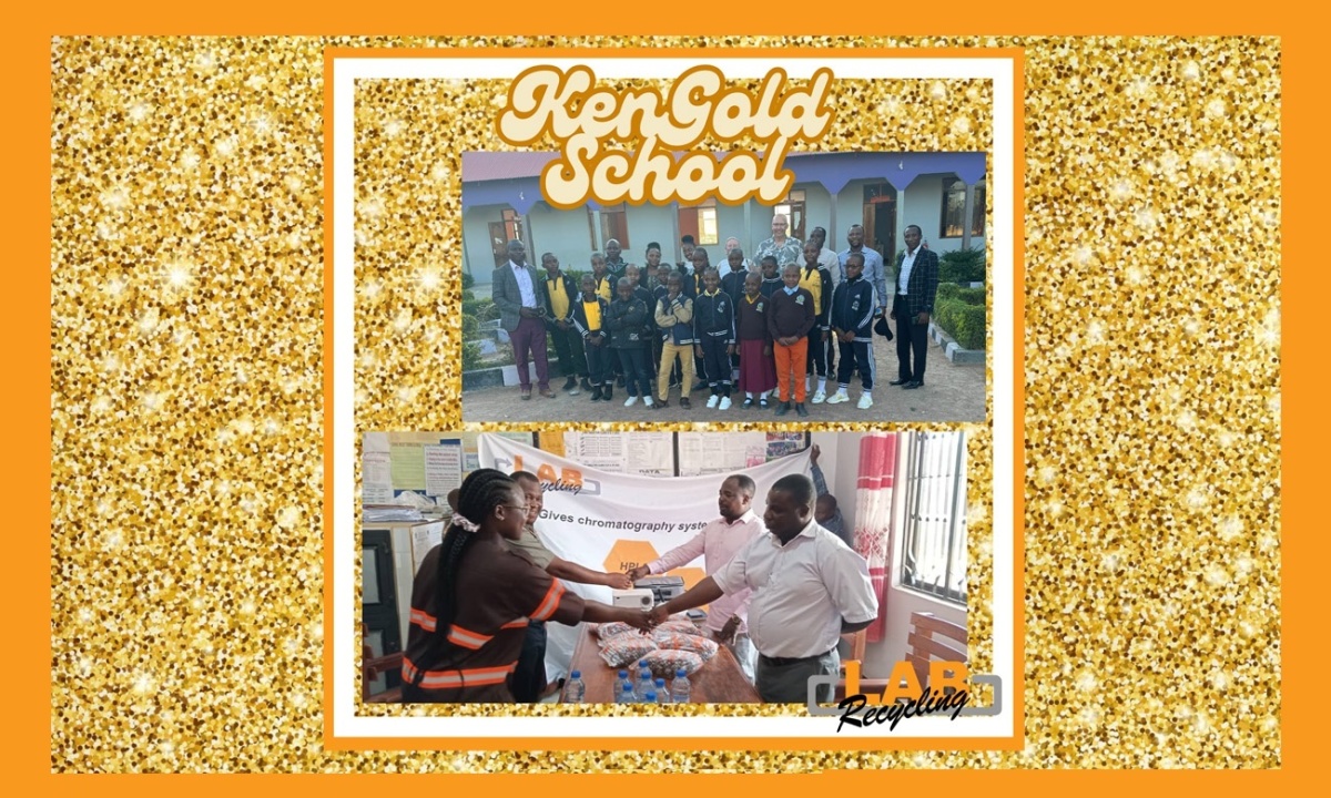 Labrecycling doneert aan KenGold School in Tanzania